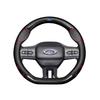 lcqg2 Car Carbon Fiber Ventilate Steering Wheel Cover Ford ST Mondeo F150 Fusion Mustang EXPLORER ESCAPE EDGE Fiesta Focus Kuga Ranger