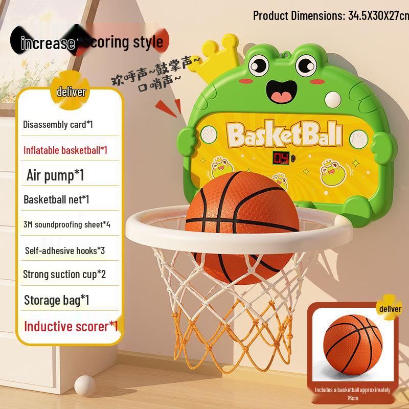 Indoor Kids' Basketball Hoop Toy for Parent-Child Play