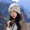 Knitted Winter Beanie Hat For Women Warm Casual For Outdoor Activities