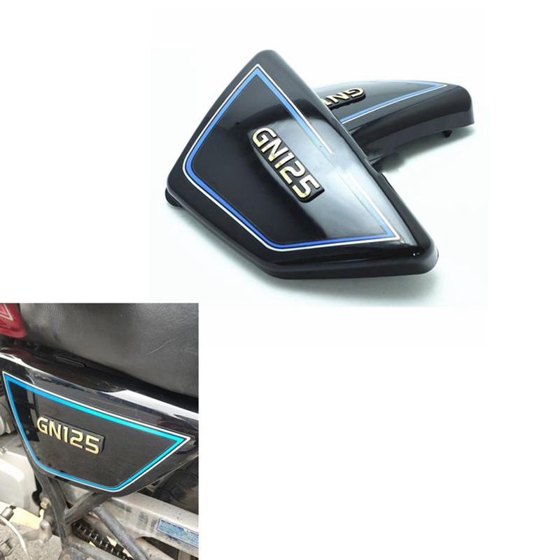 Red Motorcycle Battery Side Cover Frame Side Covers Panels for Suzuki GN125 GN 125