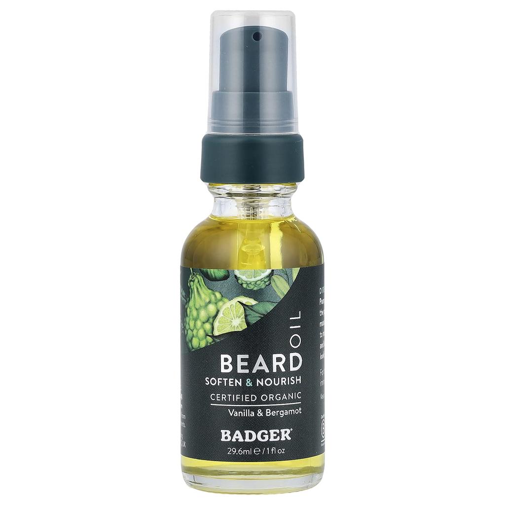 Beard Oil, Vanilla & Bergamot, 29.6 Ml (1 Fl Oz)