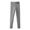 High-Waisted Slim Fit Women's Plush Leggings - Warm Thick Cotton Trousers for Autumn/Winter 2024