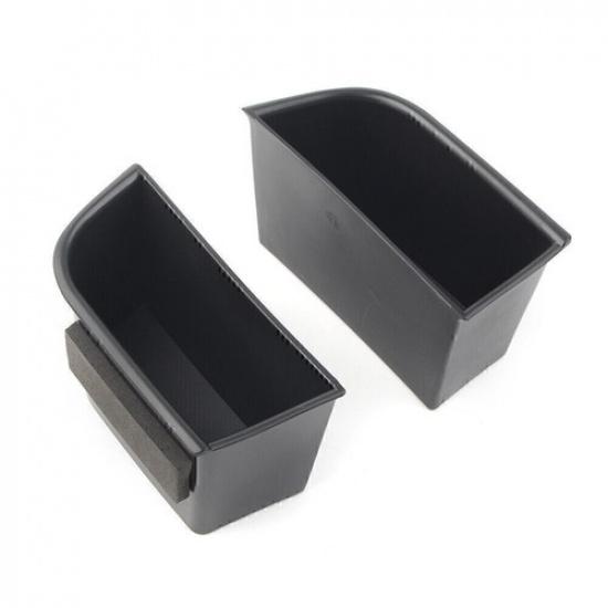 2x Car Front Door Handle Armrest Storage Box Tray Bin For MKZ 2017-2018