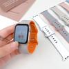 Silicone Strap For Apple Watch Band 44mm 45mm 41mm 40mm 49mm 42mm 38mm 46MM Sport Bracelet iWatch Series Ultra 2 SE 10 9 8 7 6 5