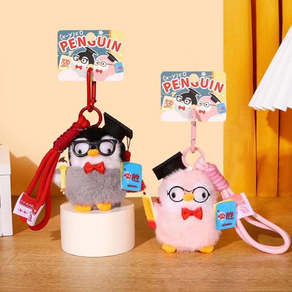 Collection Mini Penguin Plushie Doll PP Cotton Penguin Stuffed Toy Keychain Couple's Presents