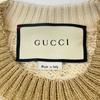GUCCI 434363 X5D24 Multicolor Wool GG Pearl Button Stripe Knit Pullover tops M multicolorUsed