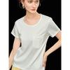 Wudao Women's U-Neck Pocket T-Shirt
