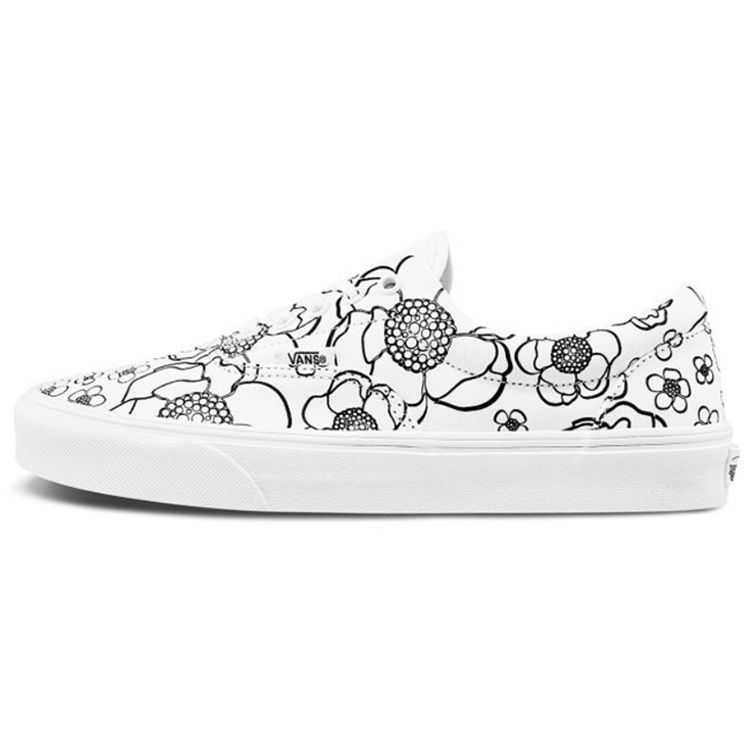 

Кроссовки унисекс Vans Era U-Color Белые с цветочным принтом True-White VN0A4U391UH
