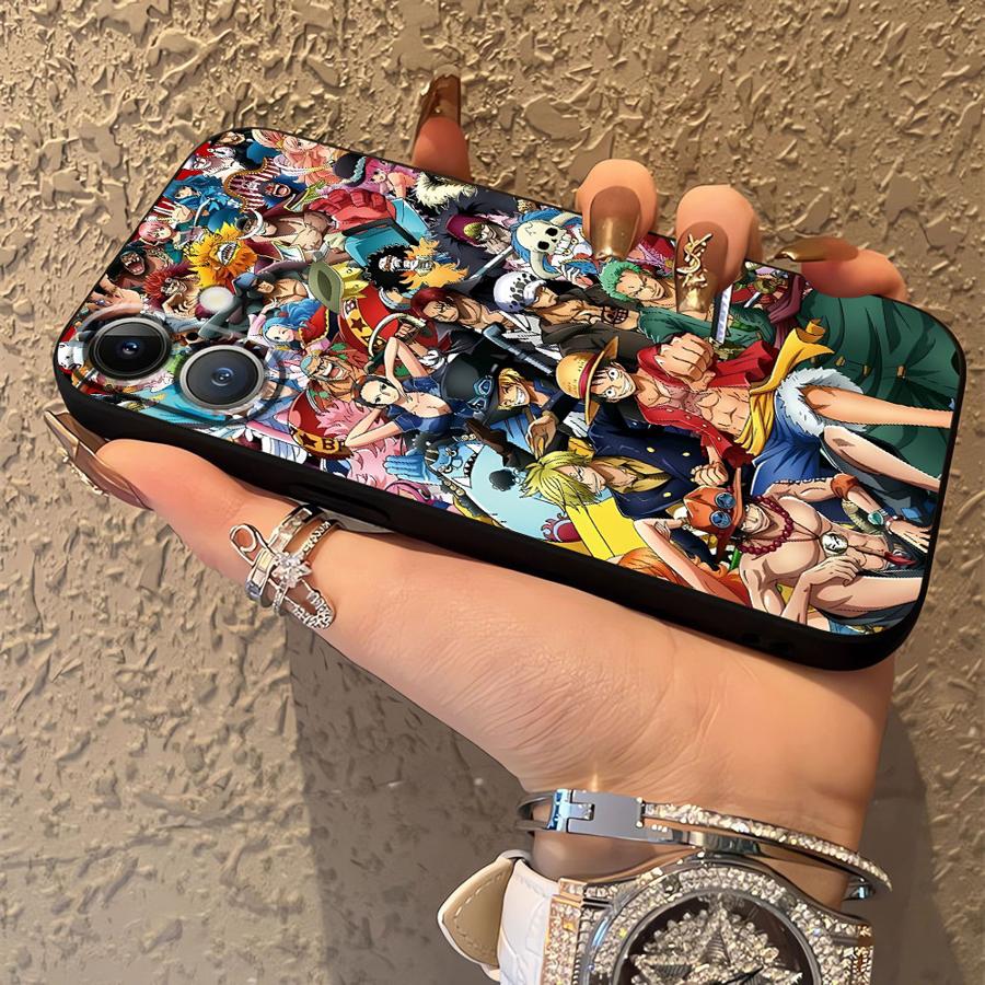 Anime One Piece Luffy Funda Phone Cover Phone Case for Apple iPhone 17 Pro Max 12 14 XR XS MAX 11 16 Air 13 15 Pro 7 8