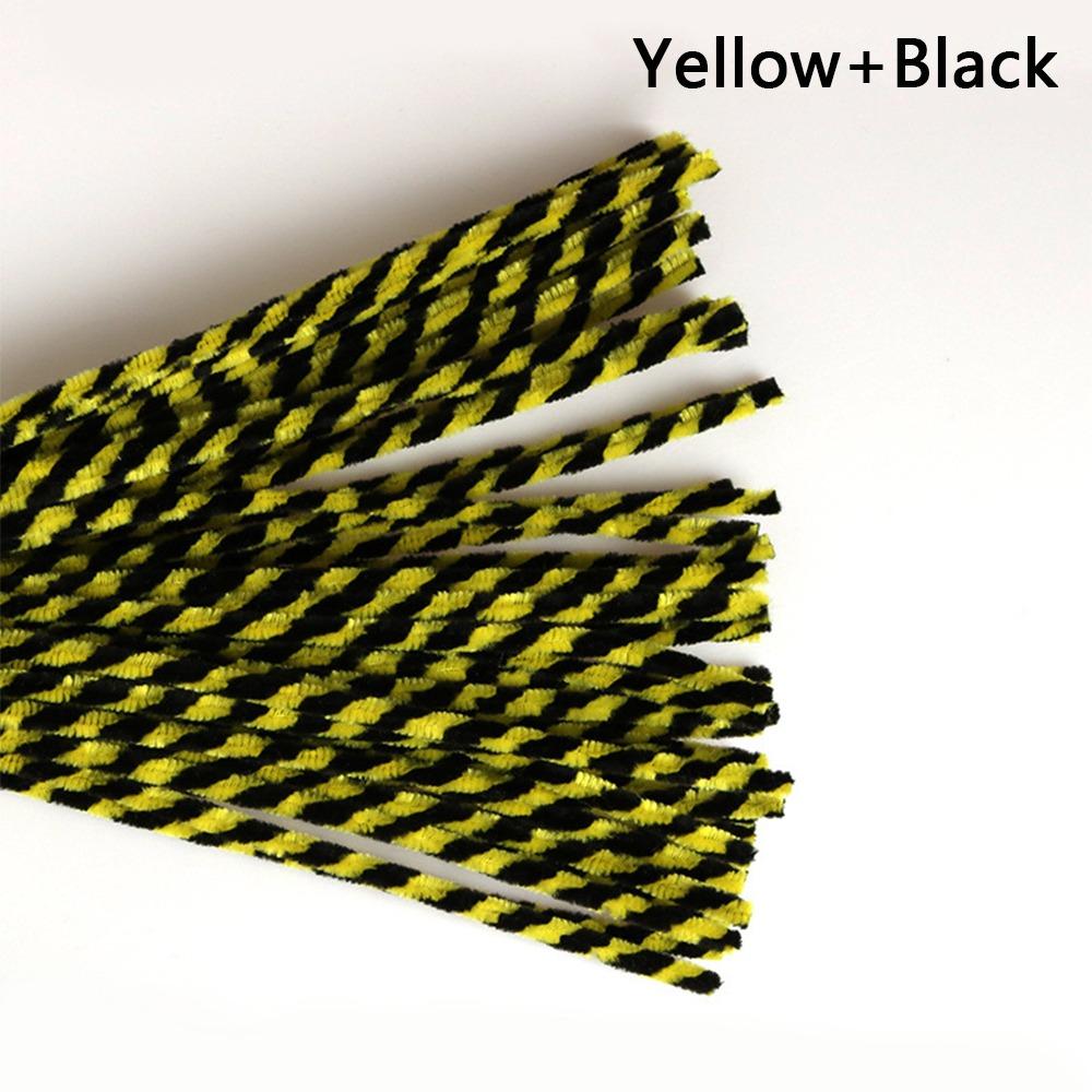 

50PCS New Two Color Twisting Stick Handmade Craft Hair Root Twist Stick DIY Strips Christmas