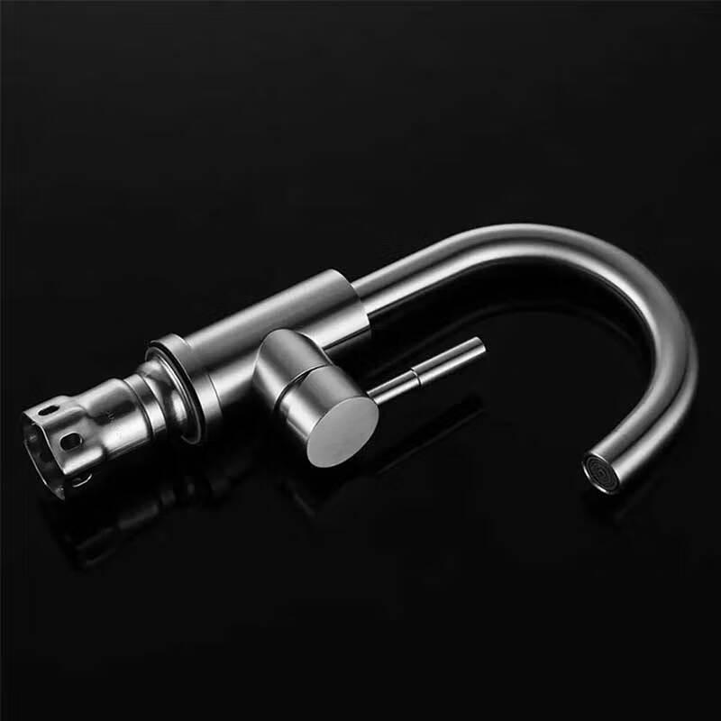 Longdai 304 Stainless Steel Rotatable Basin Faucet