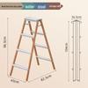 WEZHO Folding Aluminum Alloy A-Frame Ladder