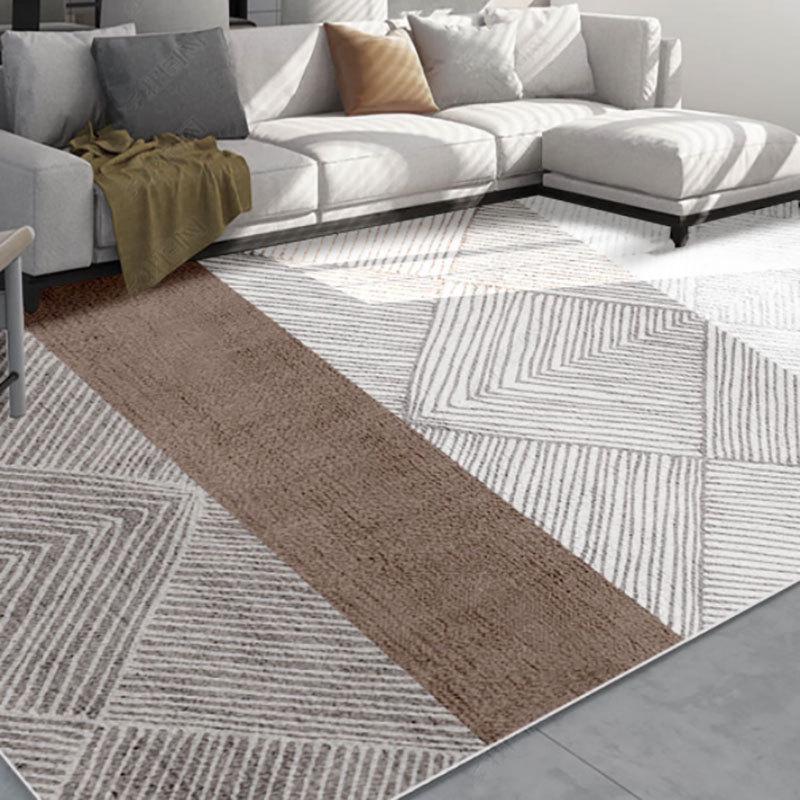 Minimalist Light Luxury Carpet for Living Room or Bedroom