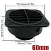 2X 42/60/75/90mm Car Parking Heater Air Vent Outlet Heater Ducting Pipe Air Joiner Directional Rotatable For Webasto Eberspacher