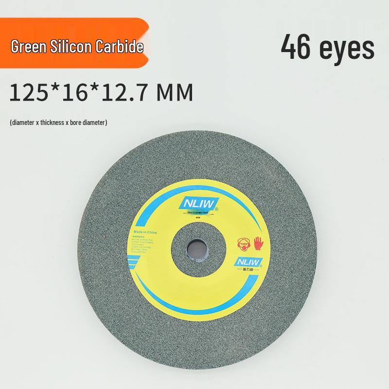 Tabletop Knife Sharpener with Corundum Grinding Wheel (150/200/250), Brown/White, Bench Grinder Disc