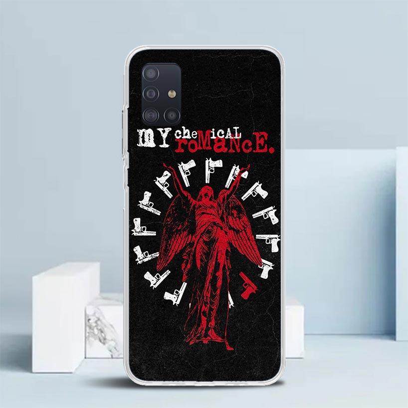 

My Chemical Romance MCR Мягкий чехол для Samsung Galaxy A12 A22 A32 A52 A72 A02S Чехол для телефона Note 20 Ultra 10 S10 Plus A51 A71 A50S Samsung A72