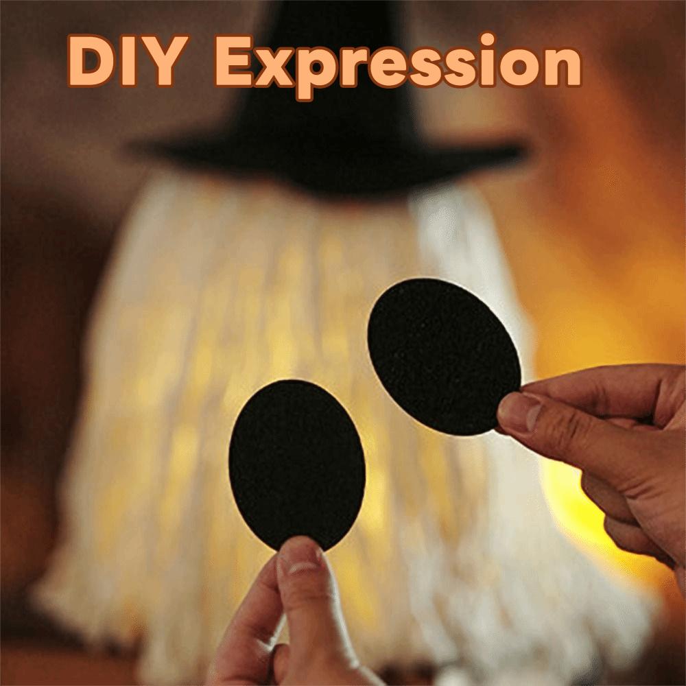 with Hat Specter Ornaments LED Mop Head Desktop Decoration Halloween Hanging Ghost Light  Study