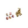 Resin God of Figurines Tabletop Sculpture Wealthy Animal Statue for Bedroom Shelf Desk Year