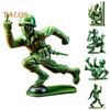 Green Soldier Figurine Military Men Ornament Desktop Decoration Miniature Soldier Statue for Pretend Play Games Military Themed Party