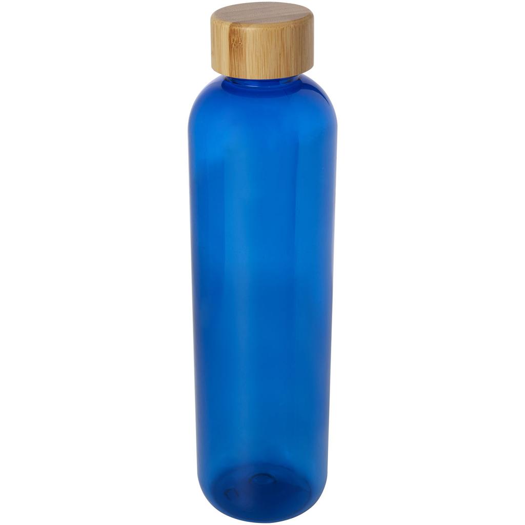Recycled Plastic Water Bottle, 1000 Ml "Ziggs" Blue