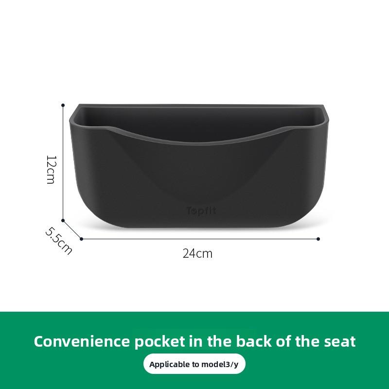 

Car Sticker 2025 Hot New For Tesla Model Y Model 3 2020-2026 Rear Hanging Storage Pocket for Storage in Front of The Rear Seats No Logo
