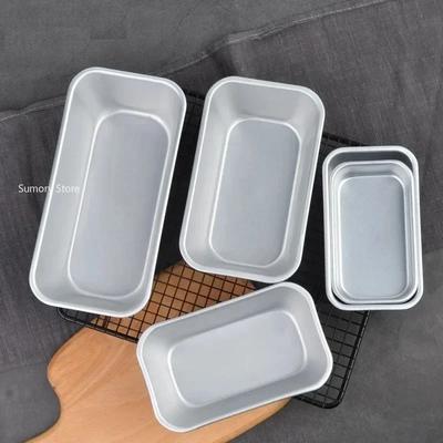 1Pc Square Box Mold Baking Tool Aluminum Alloy Non-Stick Bread Cheese Cake Toast Pan DIY Kitchen Baking Cake Mold Bread Pan
