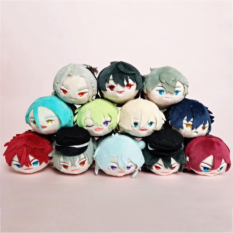 13 Style 9cm Ensemble Stars Plush Stuffed Toys Eichi Hibiki Wataru Ogami Koga Ran Nagisa Doll Screen Wipe Pendant  for Kids