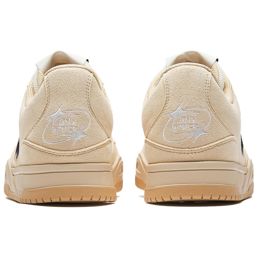 Anta Skyspace Basketball Culture Trendy Versatile Retro Casual Simple Durable Breathable Low-Top Sneakers Men Sneakers Oatmeal-Gray 912541804-2