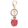 Charming Rhinestone Sea Turtle Keychain and Bag Pendant for Women