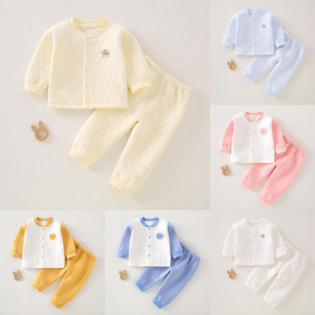 Baby Cotton Winter Warmth Set With Threelayer Insulation For Toddler