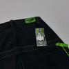 GLYDE Modă Bărbați Femei Tendință Hip Hop Buzunar Mare Blugi cu Picior Larg Spălați Vintage Blugi Lățiți High Street Pantaloni cu Cusături Negre