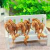 2Pcs Elephant Heart Horse Tortoise Knot Hanging Pendant Keyring Keychain Holder