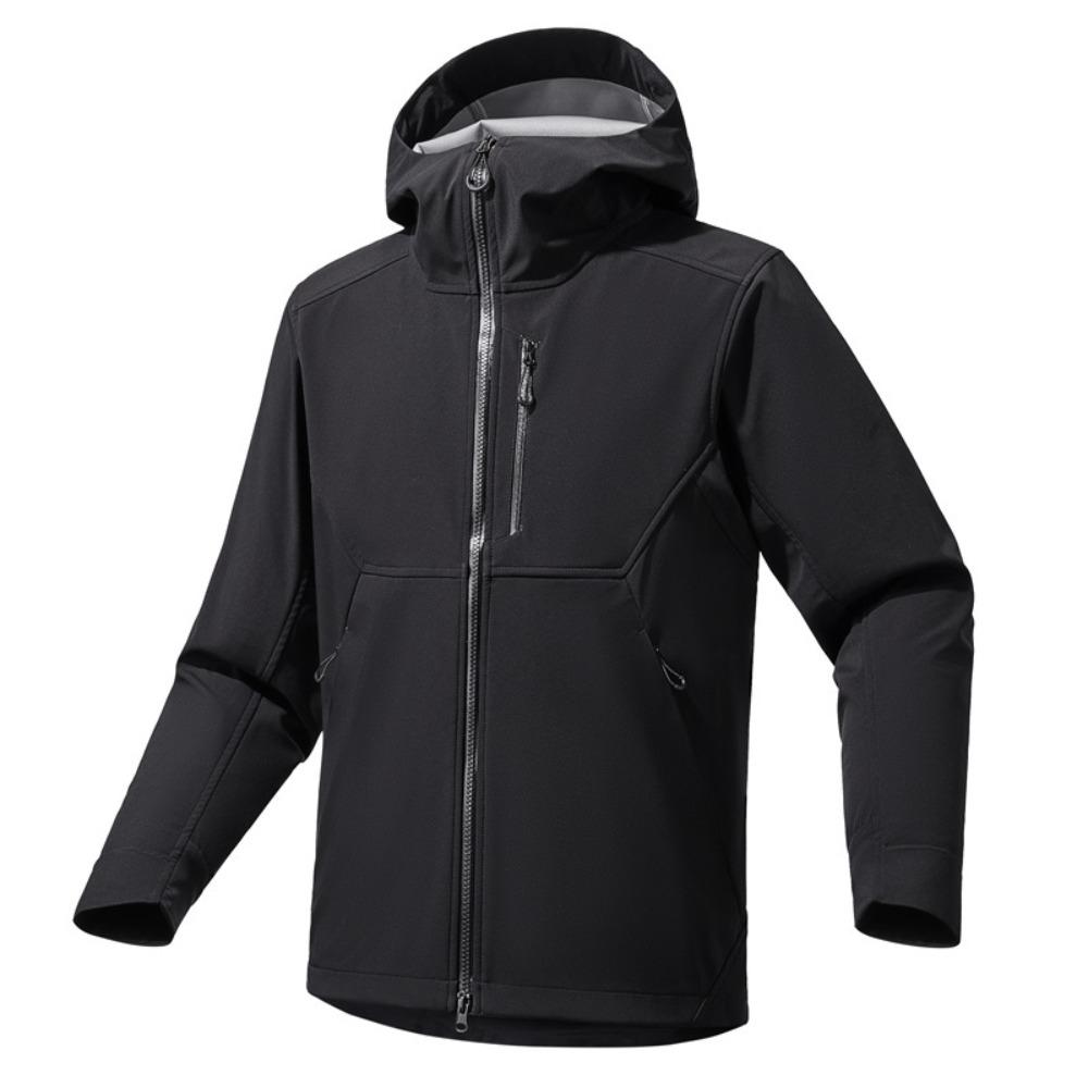 Soft Shell Jacket Men's and Women's Same Windproof Mountaineering Hiking Jacket Autumn and Winter Waterproof Functional Jacket Snow Mountain Clothing