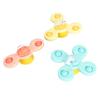 3PCS Suction Cup Rotating Toys Cartoon Animals Sucker Infant Bath Toy Set for Baby Sensory Training Daily Entertainment