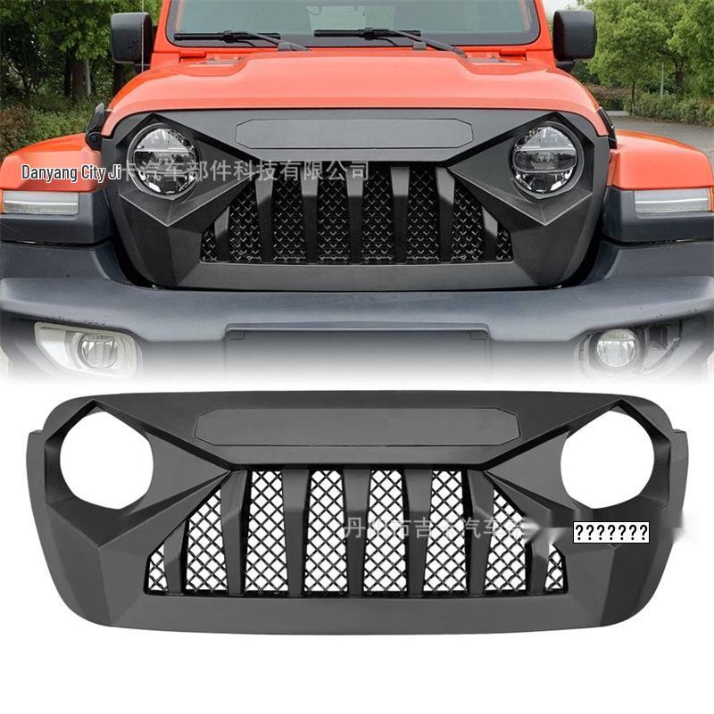 Modifizierter Kühlergrill mit Lichtern für Wrangler JL - Zubehör
