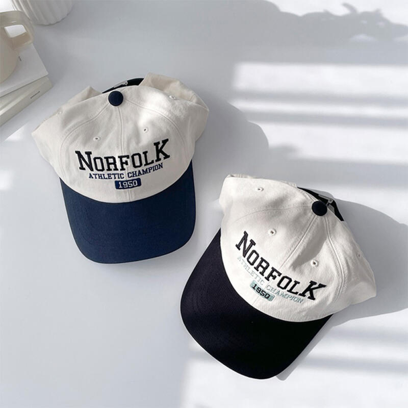 Mesra Ball Cap Lettering Color Block Embroidery Women s black