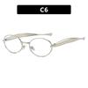 Oval Sunglasses Men Fashion Vintage Outdoor Casual Shades Women 2026 Trendy Retro Luxury Brand Design Decor Sun Glasses
