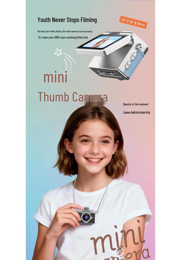 Retro Mini Klappbildschirmkamera für Studentenpartys