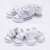 Etistta 6 Pairs of Glitter Canvas Doll Shoes for 18 inch Doll Shoes Baby Doll Shoes American Dolls Accessories