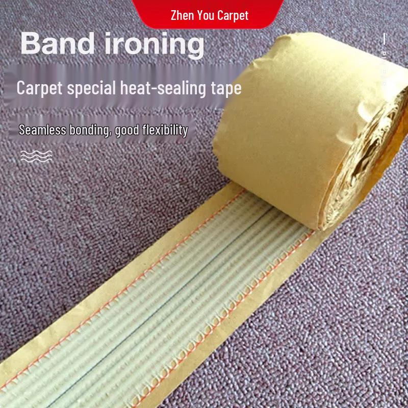 Carpet Heat-Sensitive Seam Tape: Single/Double-Sided Self-Adhesive Hot Melt Tape for Carpet Installation