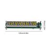 PLJ-8LED-R Digital Cymometer Meter Tester 0.1MHZ-2.4GHz Digital RF Frequency Meter LED Display 8-Bit Display DC 8V-15V