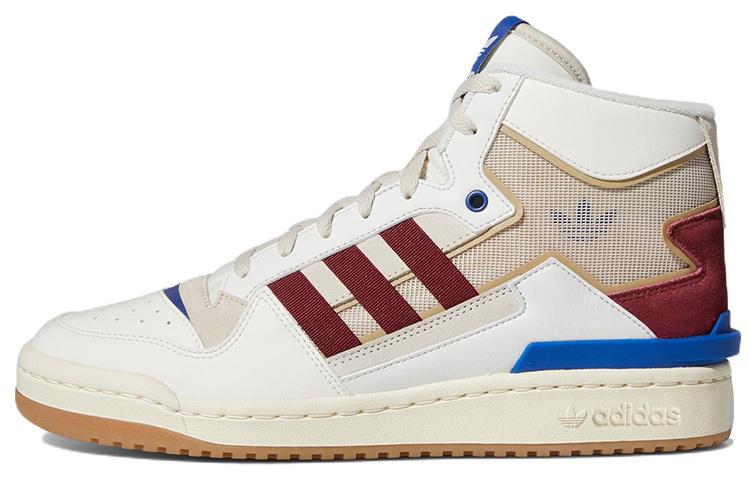 Adidas Originals Forum Exhibit Mid 2  White Collegiate Burgundy  GX4120 36