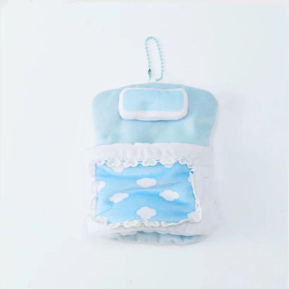 Süßer Schlafsack Chiikawa Baby-Schlafsack Baumwoll-Plüschtier Chiikawa Plüsch-Schlüsselanhänger Taschenanhänger Dekoratives Plüschtier Geschenk