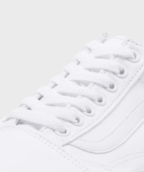 Vans Old Skool - לבן אמיתי VN000D3HW001
