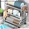 3-Tier Multi-functional Countertop Kitchen Storage Rack