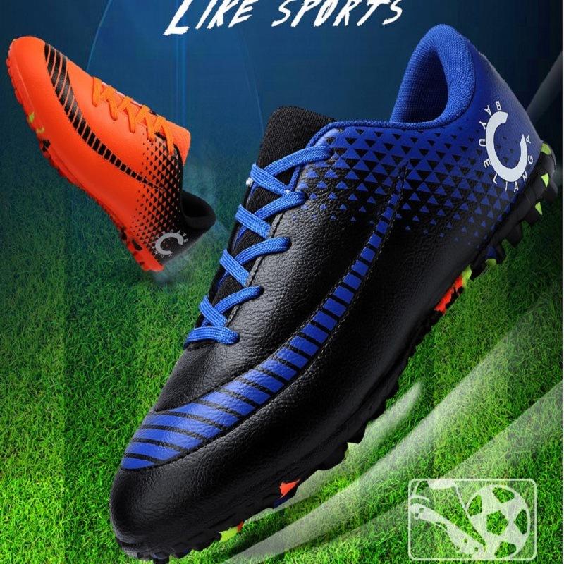 New spikes children's primary school grass football shoes school adult training shoes 2025