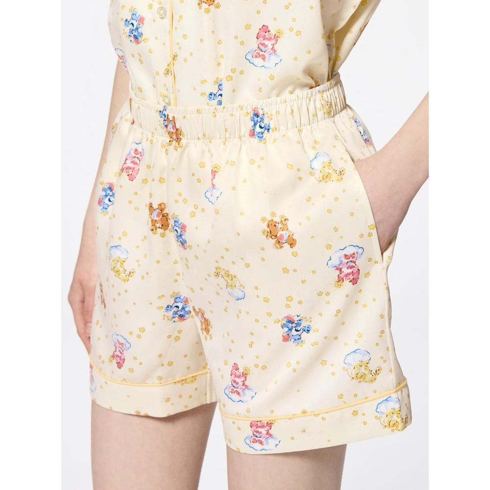 GU by Uniqlo Satin Pajamas  Short Sleeve   Shorts  Care Bears