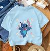 Daily Casual Kids T Shirt Stitch Fashion Cartoon Print For Boys Girls Summer Street Style Outfit