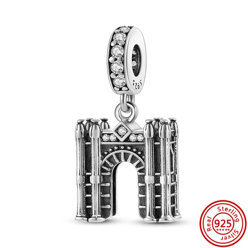 

S925 Стерлингового Серебра Единорог Радуга Бейсбол Торт На День Рождения Подвеска Сердце Бусины Подходит Оригинальные Подвески Браслет Изящные Ювелирные Изделия