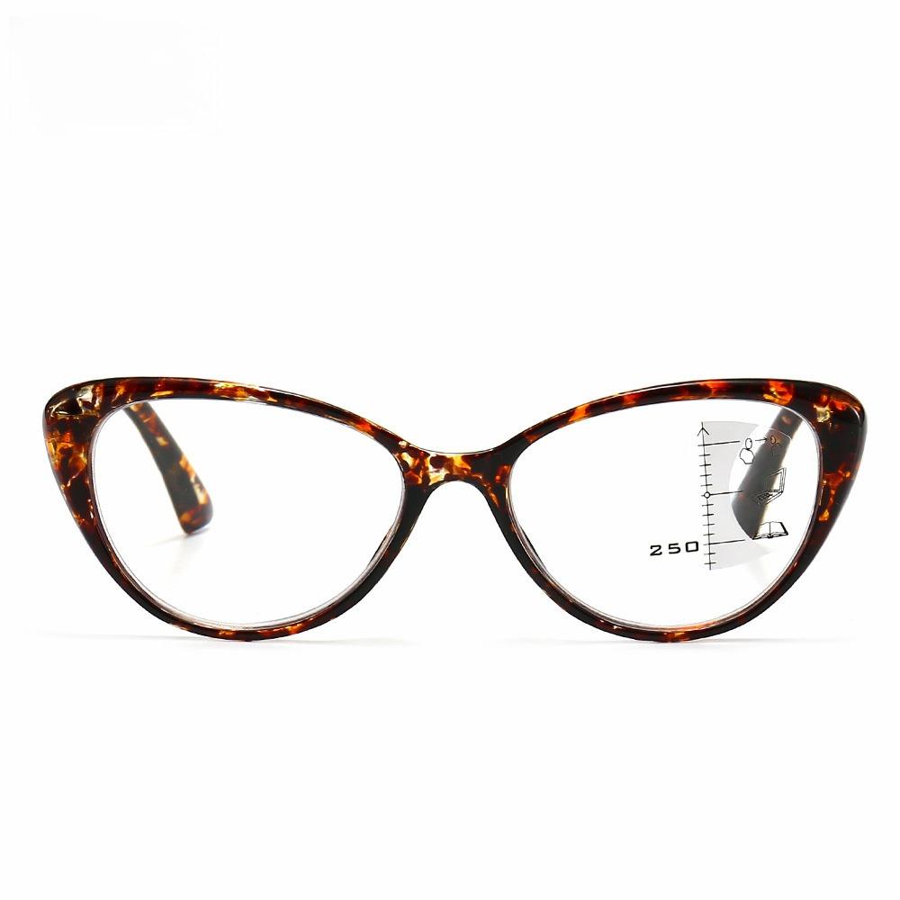 Modische Lesebrille mit progressiven Mehrstärken und Blaulichtfilter für Nah- und Ferngebrauch